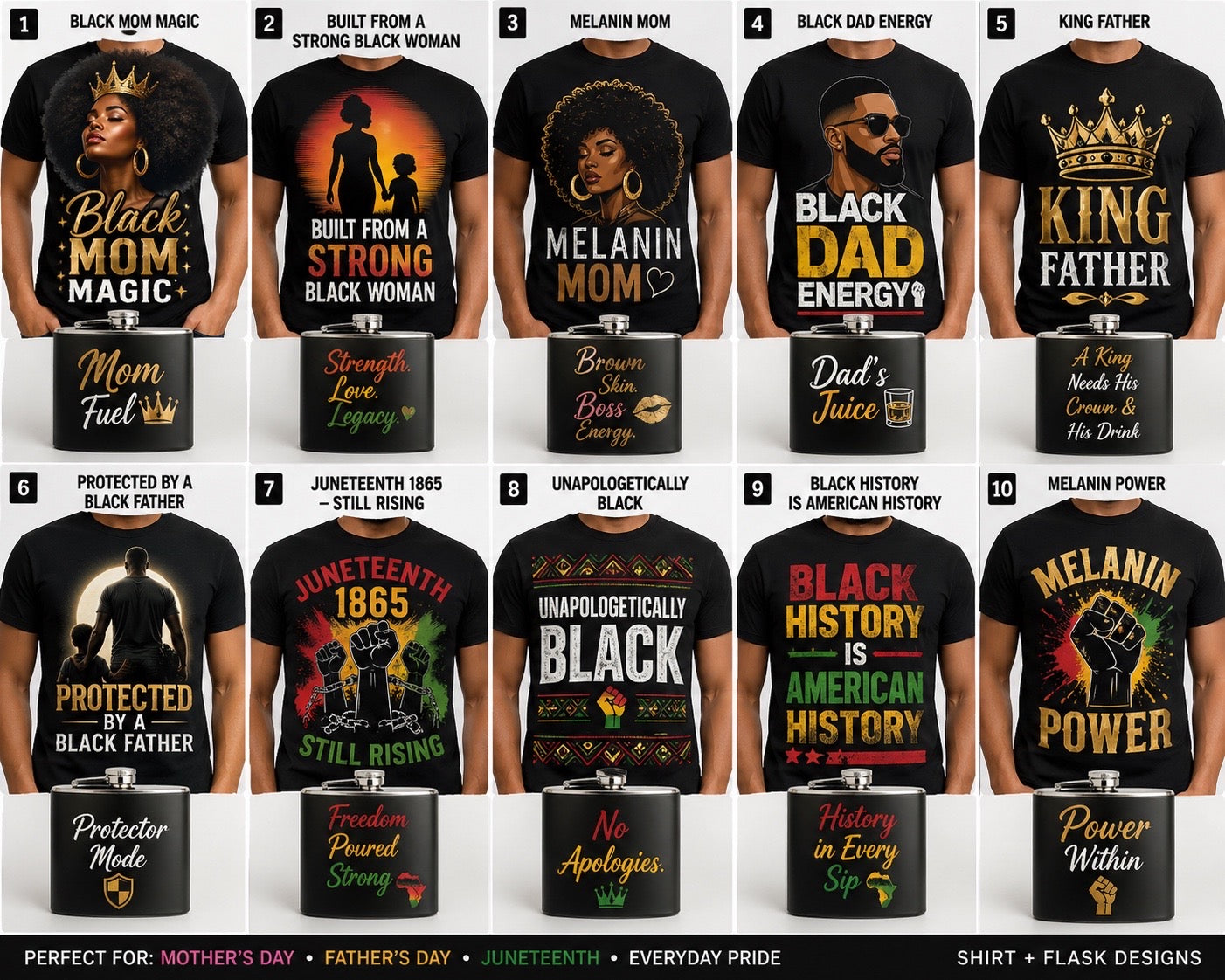 Custom Graphic T-Shirts - Built Different