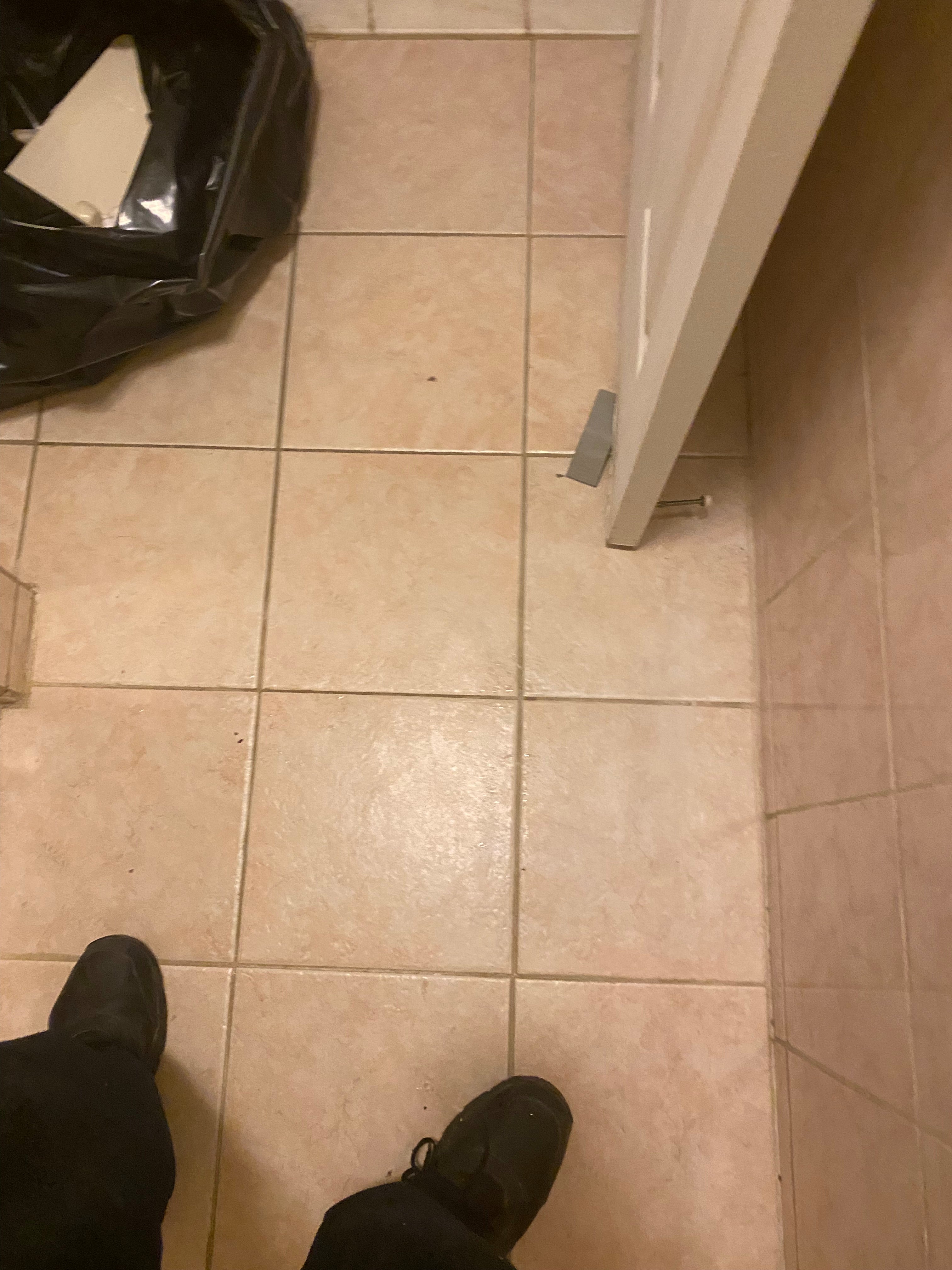 old tile floor